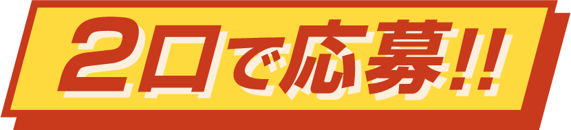 2口で応募